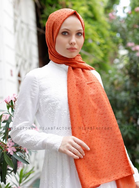 Malika - Hijab Naranja - Sal Evi