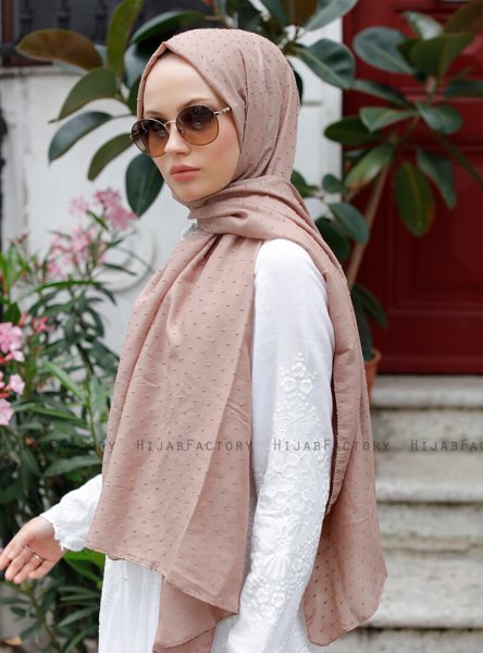 Malika - Hijab Marrón Claro - Sal Evi