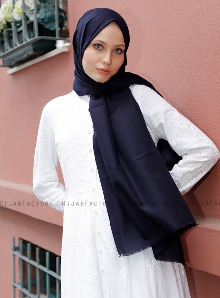 Zaina - Hijab Azul Marino - Sal Evi