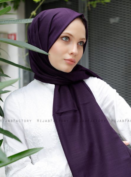 Zaina - Hijab Morado Oscuro - Sal Evi