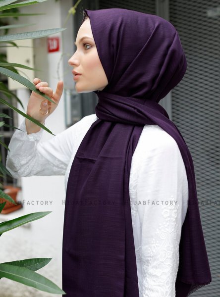 Zaina - Hijab Morado Oscuro - Sal Evi