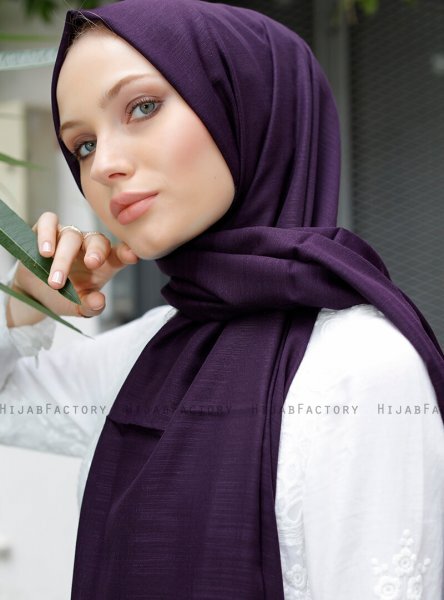 Zaina - Hijab Morado Oscuro - Sal Evi