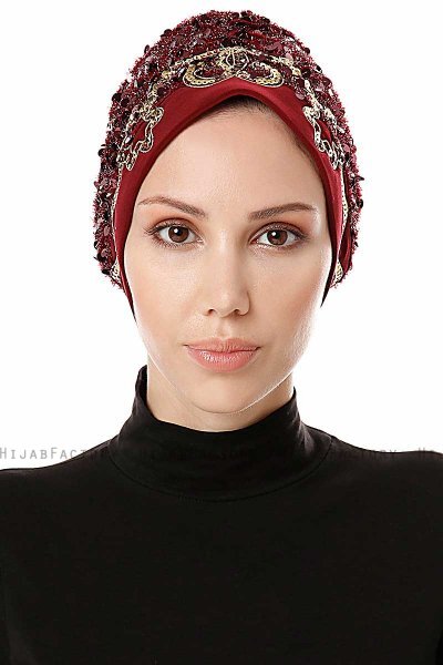 Zuleyha - Turbante Burdeos