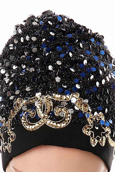 Zuleyha - Turbante Azul Marino